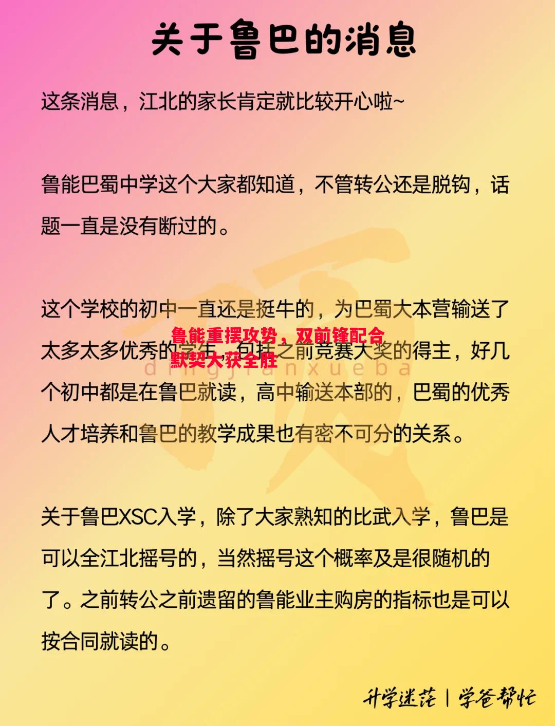 悟空体育-鲁能重摆攻势，双前锋配合默契大获全胜