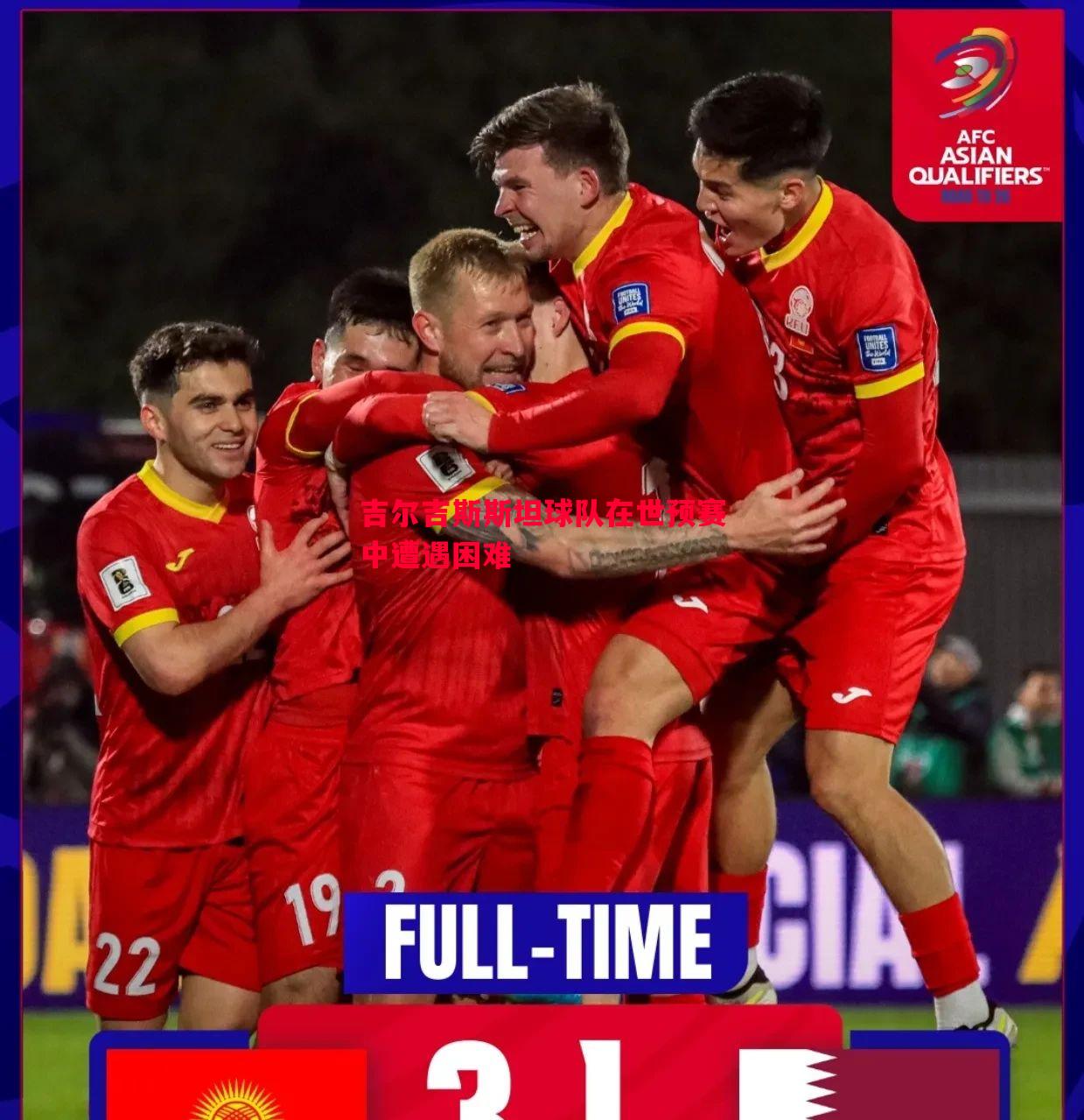 吉尔吉斯斯坦球队在世预赛中遭遇困难 吉尔吉斯斯坦球队在世预赛中遭遇困难